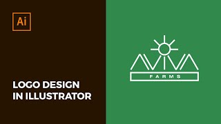 Aviva Logo tutorial on illustrator [upl. by Iret]