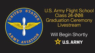 US Army Flight School Class 24008 Graduation [upl. by Yzeerb]