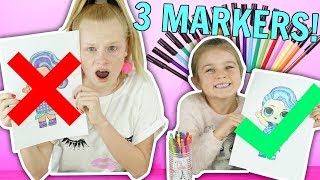 3 MARKER CHALLENGE  Fizz Sisters [upl. by Codie]