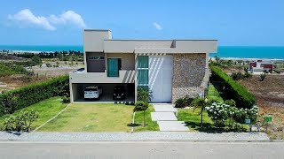 Casa na praia de alto padrão no Aquiraz Riviera  Ceará [upl. by Iohk451]