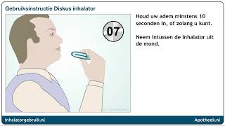 Medicatie toedienen via de luchtwegen met een poederinhalator [upl. by Ybocaj]