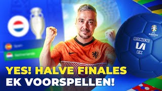 🏆 HALVE FINALES EK 2024 VOORSPELLEN met BAS amp SULEY [upl. by Leakim]