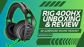 RIG 400HX Headset Unboxing And Review [upl. by Calderon]