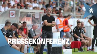 Pressekonferenz nach dem Testspiel gegen den FC Memmingen 09072023 [upl. by Arait]