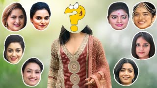 south muvie ki khubsurat heroine  weong head funny puzzle videos 🥰🥰  rashmika mandana [upl. by Aidaas]