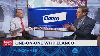 Elanco Animal Health CEO Jeff Simmons goes oneonone with Jim Cramer [upl. by Myer]