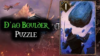 Dao  Second Boulder Puzzle  Thronebreaker The Witcher Tales [upl. by Fantasia939]