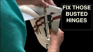 A6 Intruder Build Part 26 Rudder hinge repair [upl. by Shane]