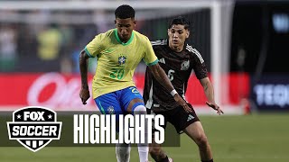 Mexico vs Brazil Highlights  International Friendly [upl. by Ken242]