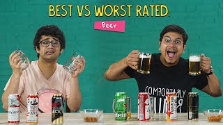 Best Vs Worst Rated  Beer  Ok Tested [upl. by Alakcim452]