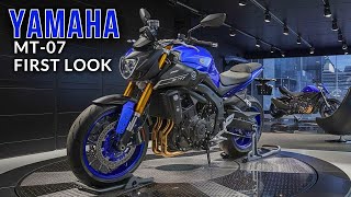 FIRST LOOK  NEW 2025 Yamaha MT07 Finally Introduced  The 2025 Yamaha MT07 Detailed Overview [upl. by Ahsinev]