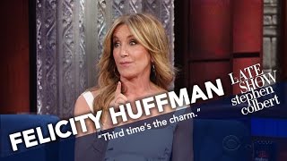 Felicity Huffman Married William H Macy After He Asked A Third Time [upl. by Otanutrof]