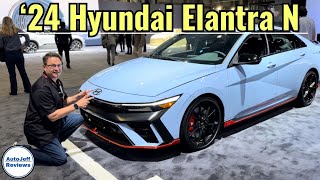 All new 2024 Hyundai Elantra N Features  Walk Around [upl. by Lleryt79]