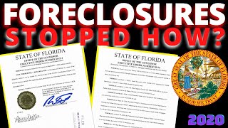 How FORECLOSURES Were Stopped in Florida in 2020 See Examples of The Executive Orders [upl. by Tierza]