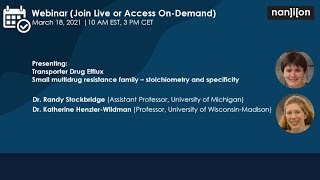 Understanding Drug Efflux – Small Multidrug Resistance Family  Stoichiometry and Specificity [upl. by Arluene289]