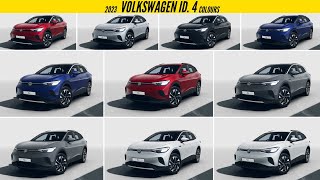 2023 Volkswagen ID4  All Color Options  Images  AUTOBICS [upl. by Malchus904]