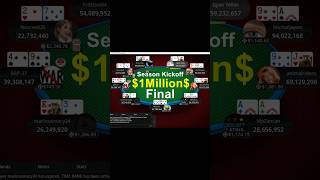 💥 109 Sunday Kickoff 💰 1M GTD – Progressive KO Highlight [upl. by Salohcim]