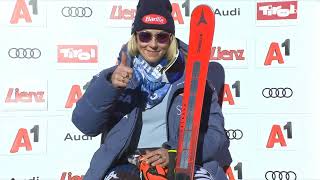 AUDI FIS Ski World Cup  Womens Giant Slalom  Lienz AUT 1st run Dec 28 2023 weareskiing [upl. by Nylkoorb444]