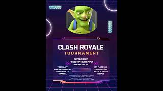 Clash Royale Tournament CASH PRIZES [upl. by Florida]