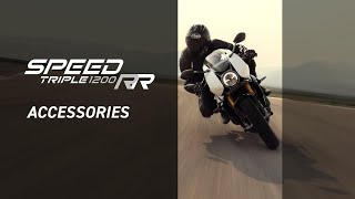 New Speed Triple 1200 RR  Accessories [upl. by Oel]