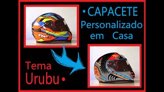 Capacete personalizado em casa [upl. by Rehm]