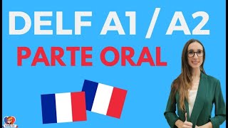 DELF A1 PARTE ORAL Questions  Préparation🟦⬜🟥 French DELF A1 A2 Examen oral Test [upl. by Heath]