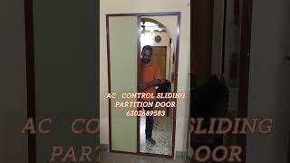 AC control sliding partition door  Sliding partition door  Hyderabad Bangalore amp Chennai  shorts [upl. by Danette]