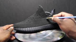 GRAPHITE YEEZY 350 V2 CUSTOM [upl. by Tanberg]