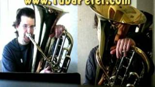 Fischer quotBourreequot Tuba Duet for Zychowicz quotSix Baroque Pieces for Two Tubasquot [upl. by Mad]