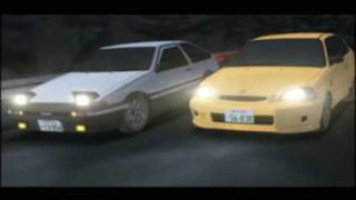 Initial D 4th Stage AMV Cool Grey  Silent Wishes Hard Mix [upl. by Cassius]