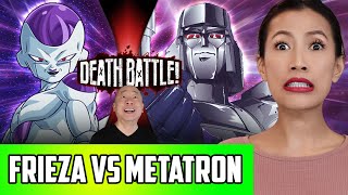 Death Battle  Frieza vs Megatron Reaction  Villain vs Villain [upl. by Yslehc]