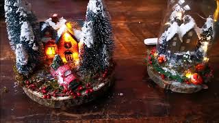 Christmas Tiny Houses Scenes [upl. by Farron491]