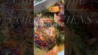 Cider Maple Cornish Hens with Roasted Vegetables Recipe [upl. by Guttery658]