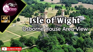 Isle of Wight Aerial Drone Footage  Relaxing Views of Osborne House [upl. by Nicolina]