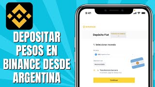 Cómo DEPOSITAR Pesos En BINANCE Desde Argentina [upl. by Chen]