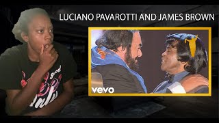 OMG‼️Luciano Pavarotti And James Brown Its A Mans Mans Mans WorldREACTION [upl. by Olenka]