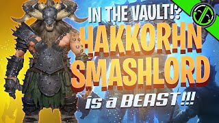 Hakkorhn Smashlord Is A MONSTER Support Get Him OUT Of The Vault RAID Shadow Legends [upl. by Fons955]