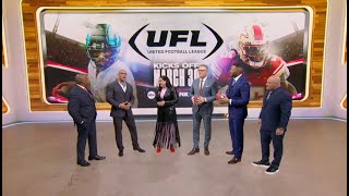 UFL Dany Garcia amp Dwayne Johnson announce XFL amp USFL merger [upl. by Aube403]