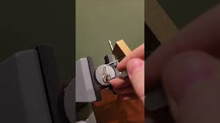 91 One handed picking US Lock lockpicking lockpick military security edc locksport [upl. by Samantha]