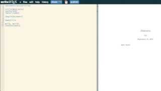 Basic LaTeX 03 Including an Abstract [upl. by Gotcher]