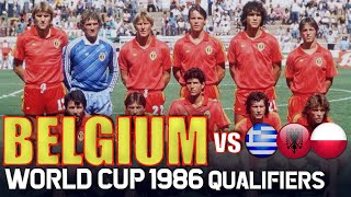 BELGIUM World Cup 1986 Qualification All Matches Highlights  Road to Mexico [upl. by Tombaugh]