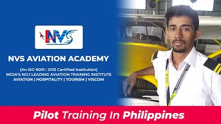 Pilot Training in Philippines  Pilot Training in Madurai  Pilot Training in Chennai  NVS AVIATION [upl. by Pages]