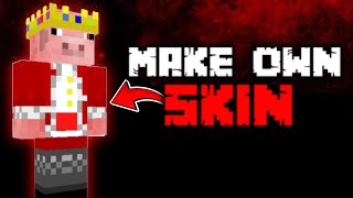 Minecraft Make Own Skin 😈  Like Youtubers 💀 In MINECRAFT MadianOP [upl. by Milurd]