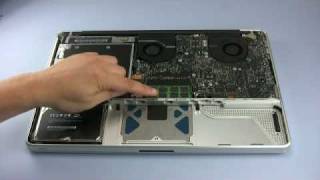 15inch MacBook Pro Late 2008 Memory Installation Video [upl. by Ecinrahs]