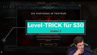 Diablo 3 Leveltrick für Season 30 5min für LvL 70er Waffe [upl. by Edac]