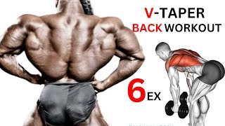 6 Best Exercises For Back  Latissimus Dorsi  Infraspinatus  Teres Minor  V Taper Back [upl. by Heda536]