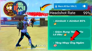 Free fire aimbot Apk ☠️ Macrodroid sensi  red button free fire 🔥 [upl. by Demaggio]