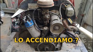 Accendiamo un motore Maggiolino fermo da 15 anni  Volkswagen Type 126a 1600cc [upl. by Oiramal]