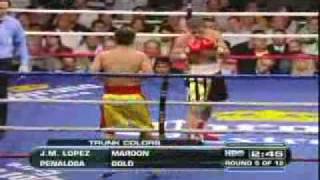 Juan Manuel Lopez Vs Gerry Peñalosa Part 3 [upl. by Yengac484]