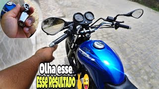 COMO COLOCAR PESO DE GUIDÃO EM QUALQUER MOTO 😎  MANOPLA DA CG CARGO 160🫰 [upl. by Mozes559]